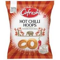 Cofresh Hot Chilli Hoops 80 gm