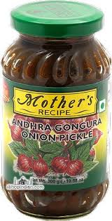 Mothers Andhra Gongura Onion Pickle 300g