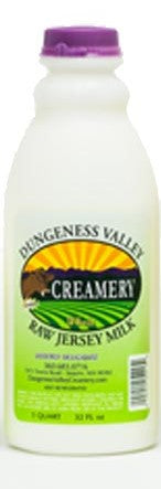 Dungeness Valley A2 Raw Cow Milk 32oz