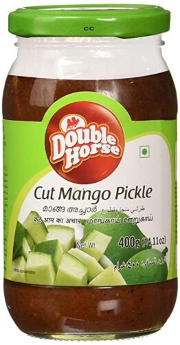 Double Horse Cut Mango Pickle 400gm