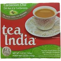 Tea India Chai  Cardamom 10pkts 163 gm