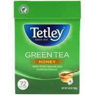 Tetley green Tea Bags Honey 72ct 144 gm 
